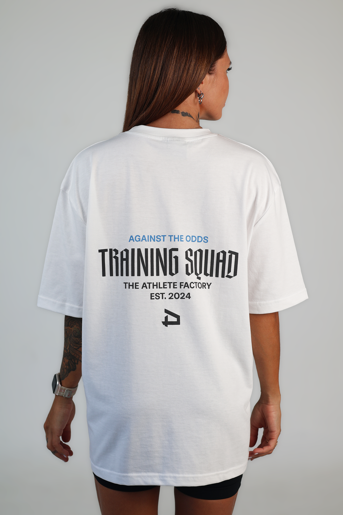 Training Squad Oversized Tee - White