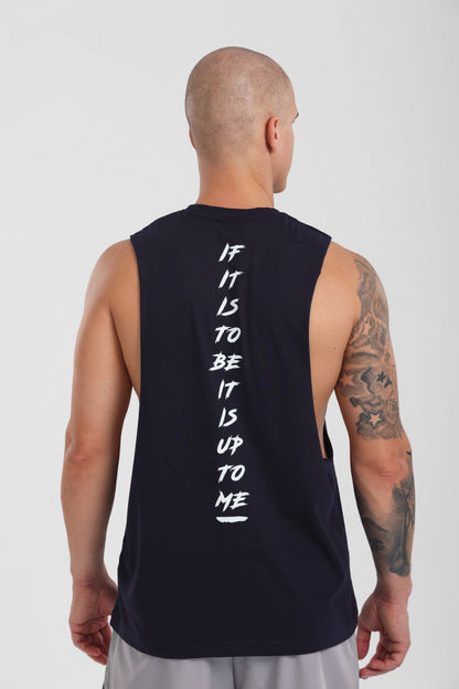 Aaron Tank Top - Navy Blue