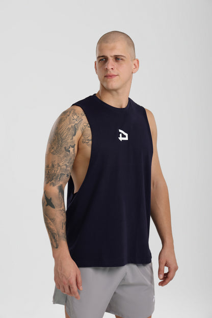 Aaron Tank Top - Navy Blue