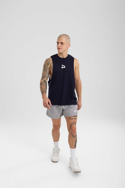 Aaron Tank Top - Navy Blue