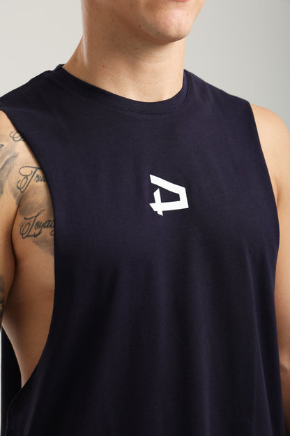 Aaron Tank Top - Navy Blue