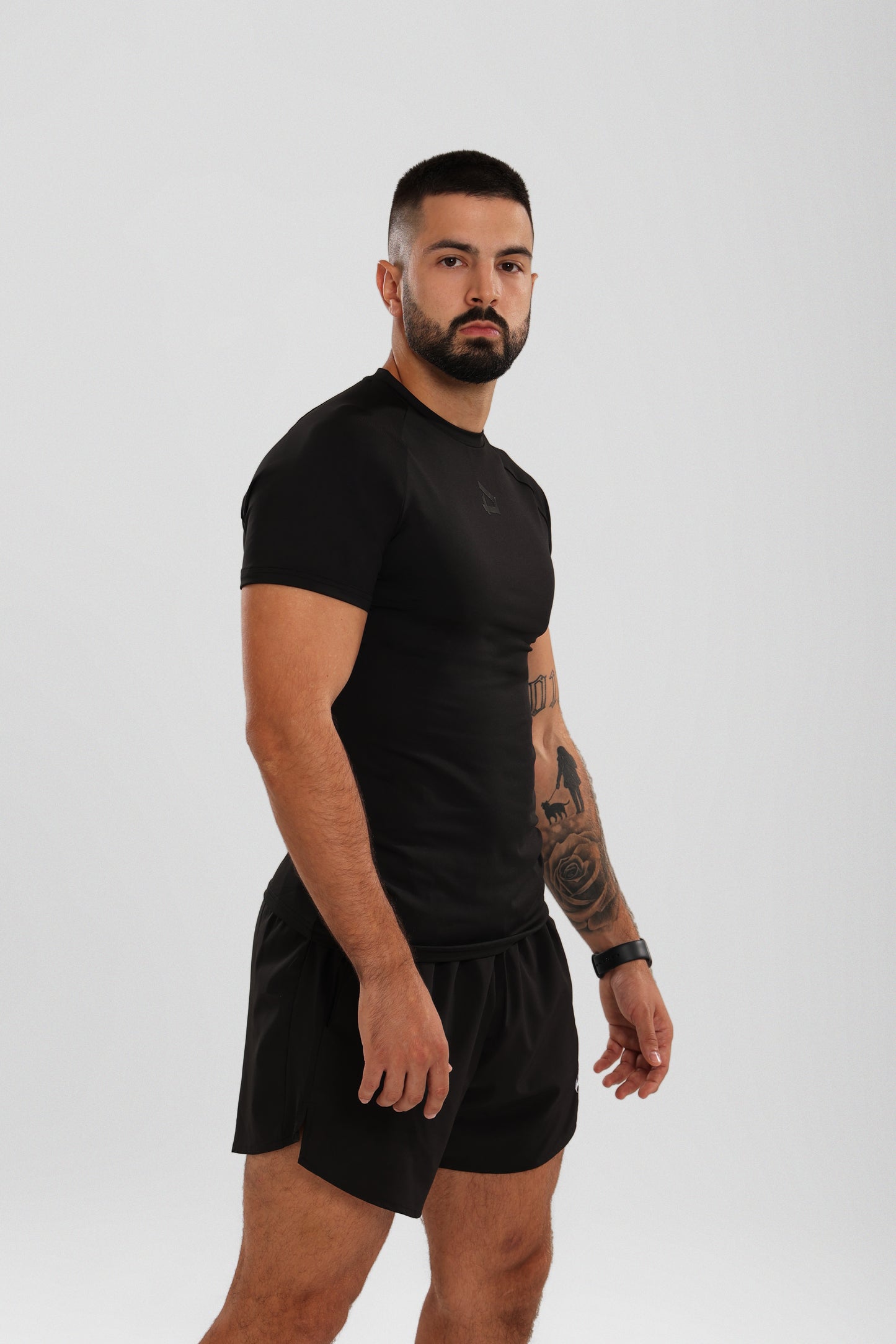 Arion Training Shirt - Double Black