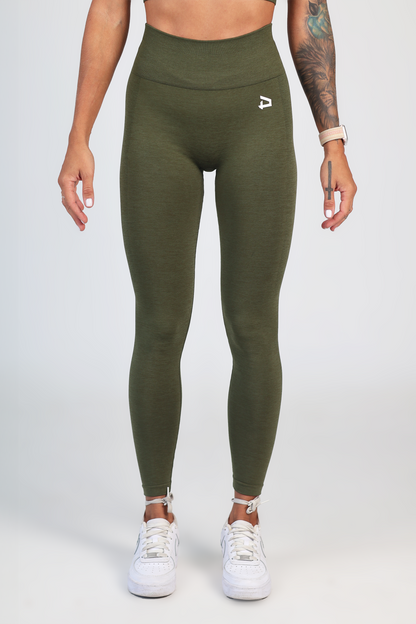 Athena Seamless Leggings - Army Green