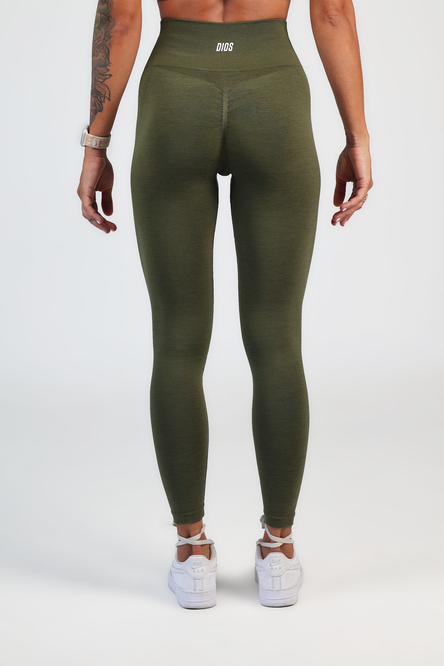 Athena Seamless Leggings - Army Green