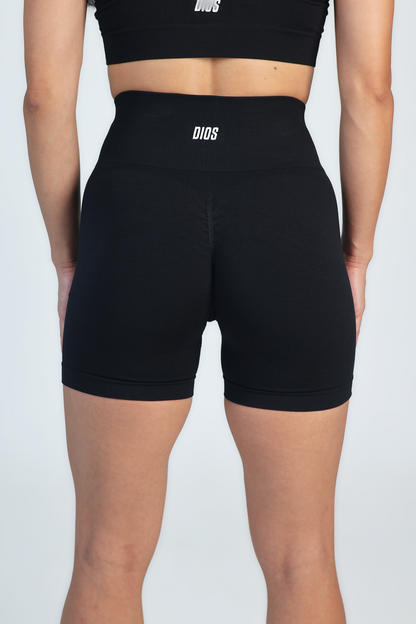 Athena Seamless Shorts - Black