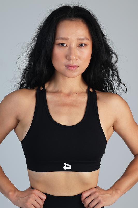 Athena Seamless Sports Bra - Black