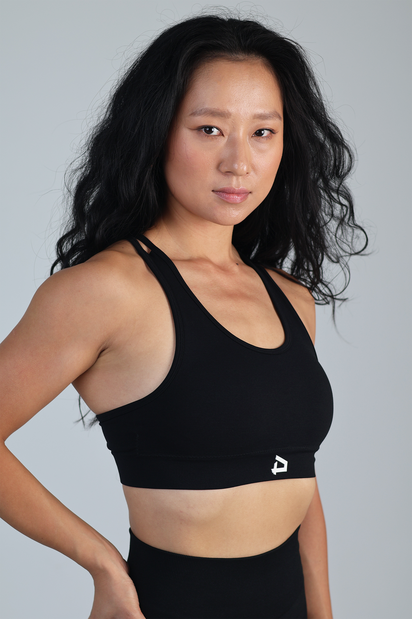 Athena Seamless Sports Bra - Black