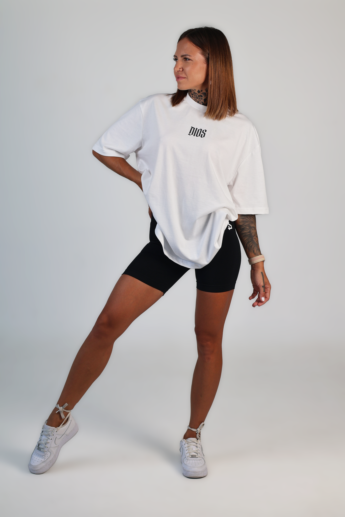 Dios Training Squad Oversized Tee - White