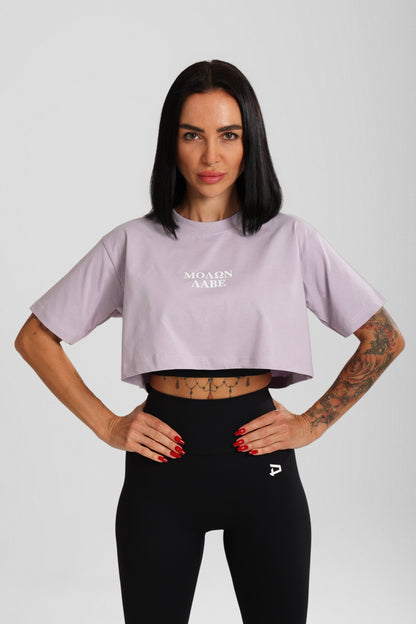 MOLON LABE Crop Top - Lila