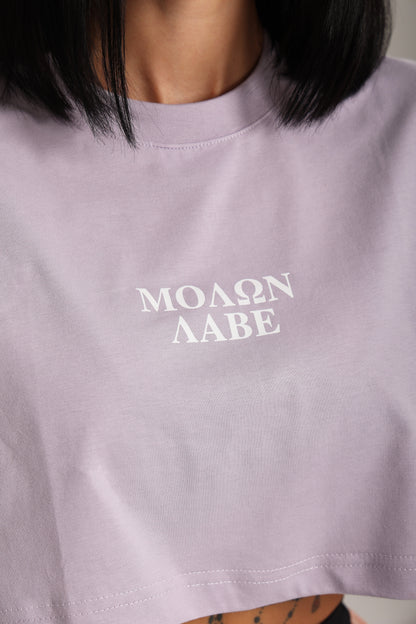 MOLON LABE Crop Top - Lila