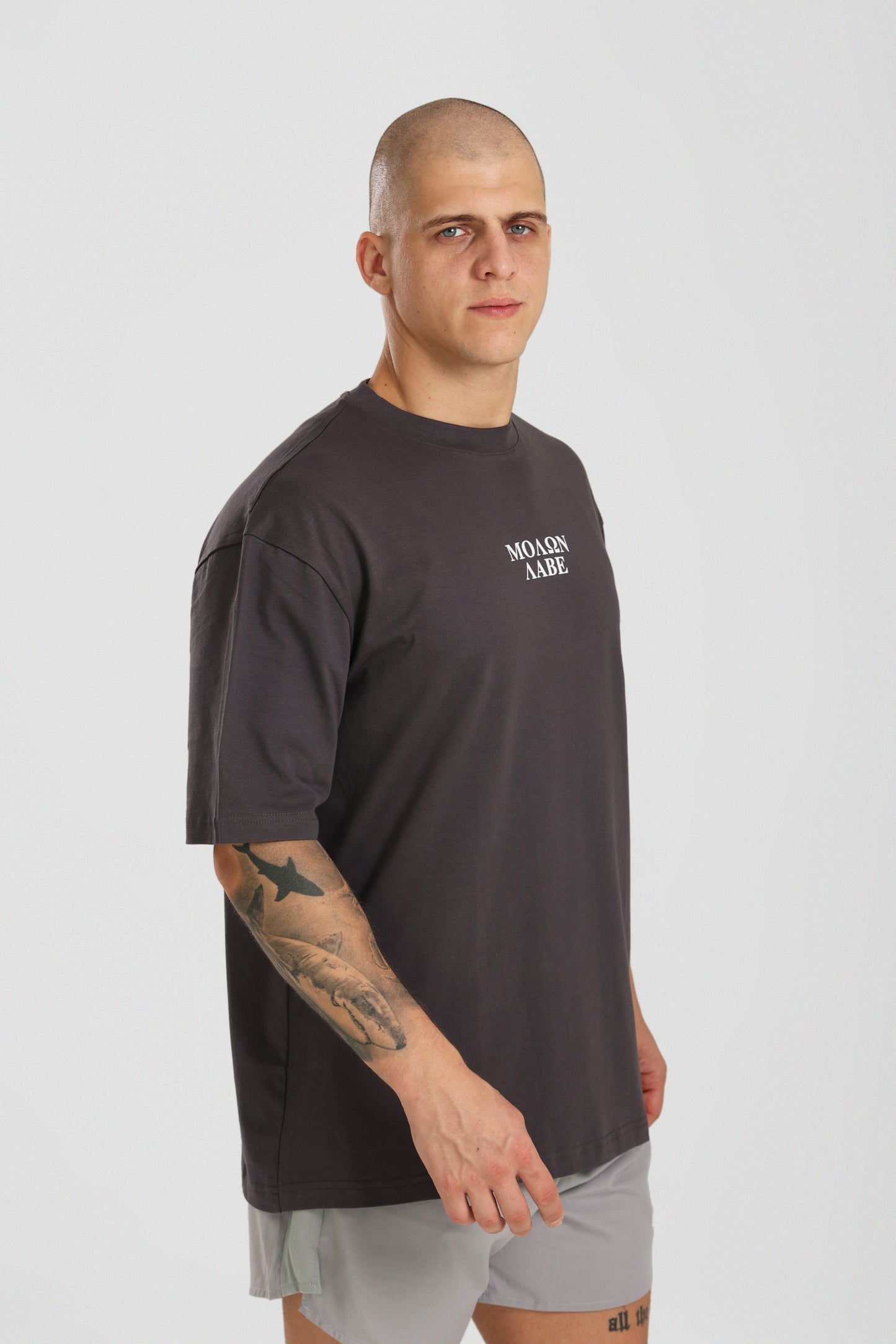 MOLON LABE Oversized Tee - Asphalt