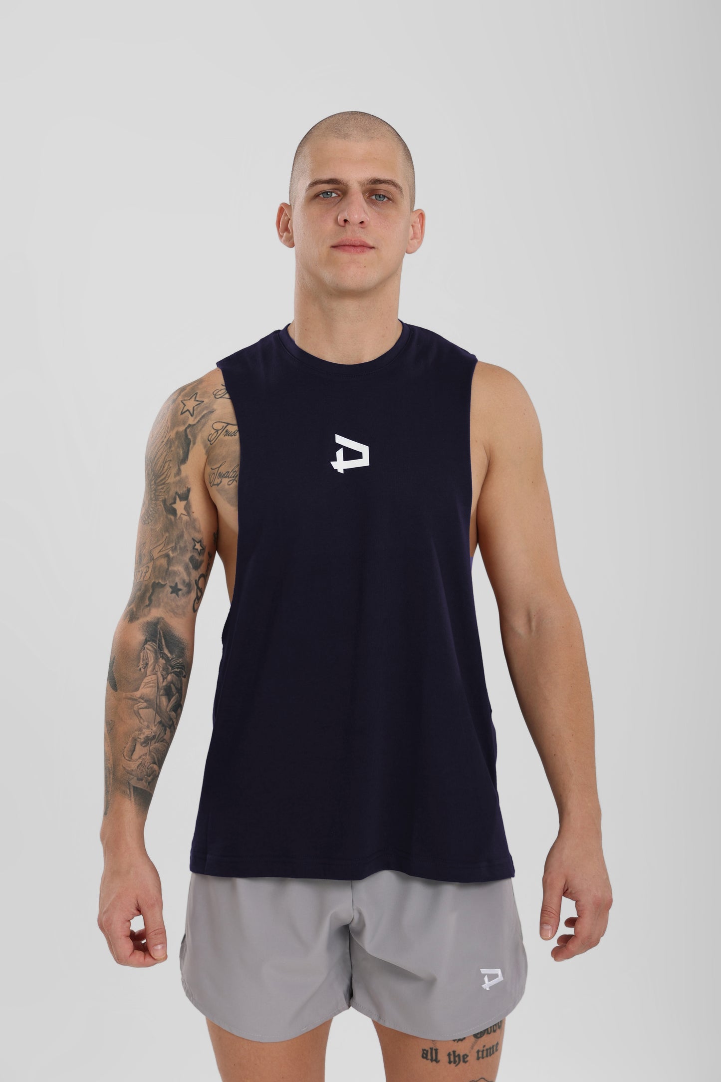 Aaron Tank Top - Navy Blue